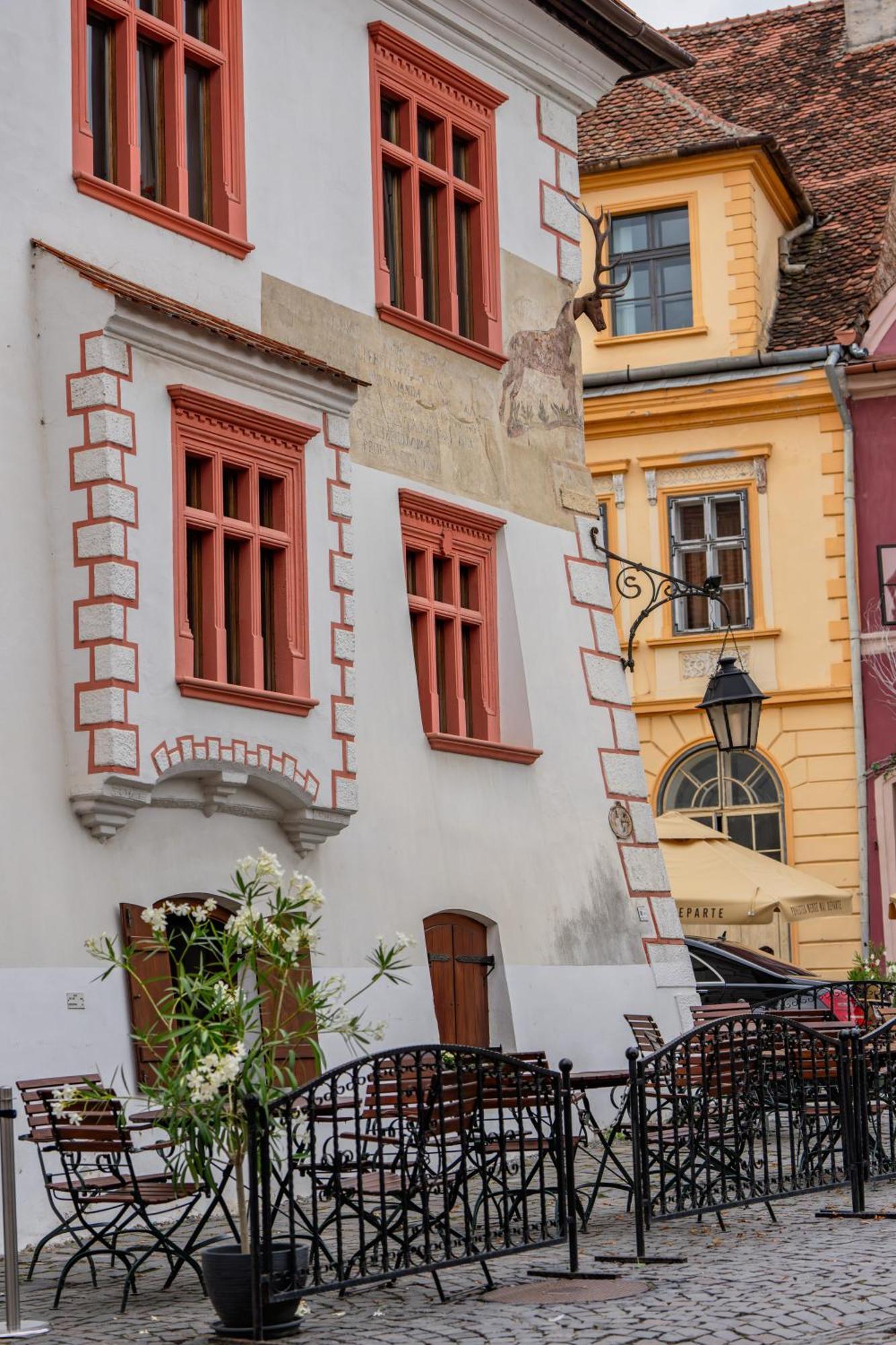 Casa Cu Cerb Hotel Sighişoara Exterior foto