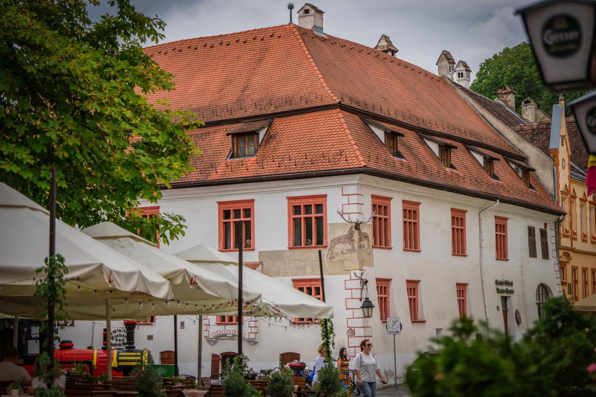 Casa Cu Cerb Hotel Sighişoara Exterior foto