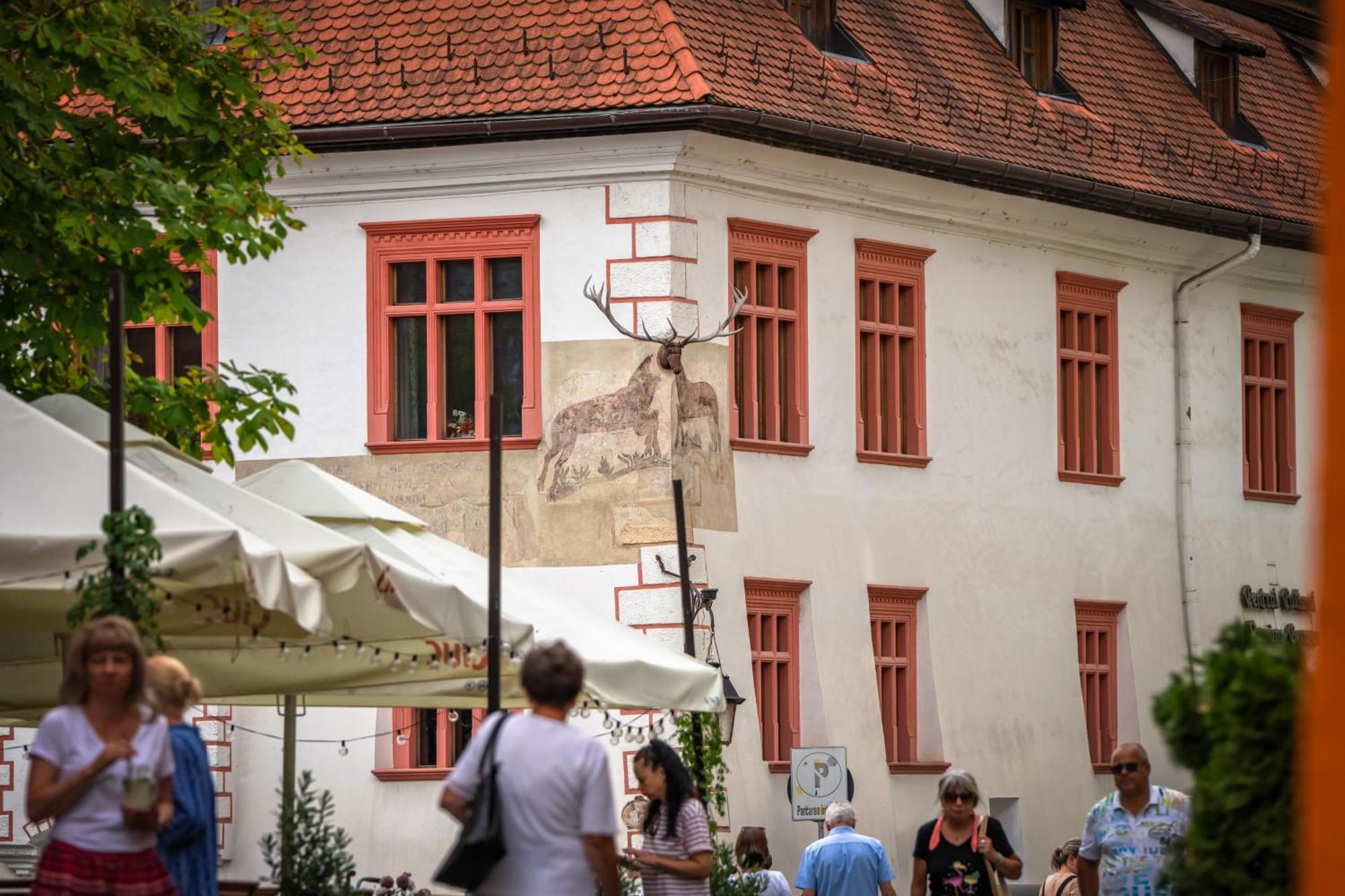 Casa Cu Cerb Hotel Sighişoara Exterior foto