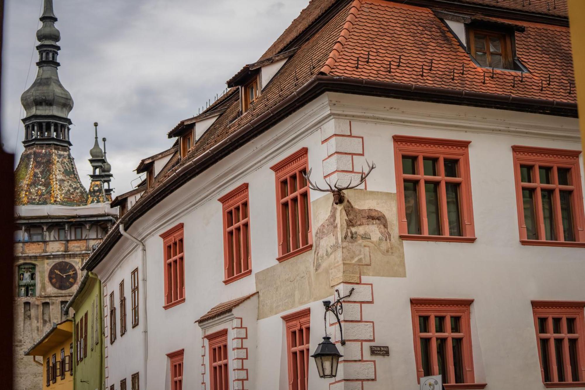 Casa Cu Cerb Hotel Sighişoara Exterior foto
