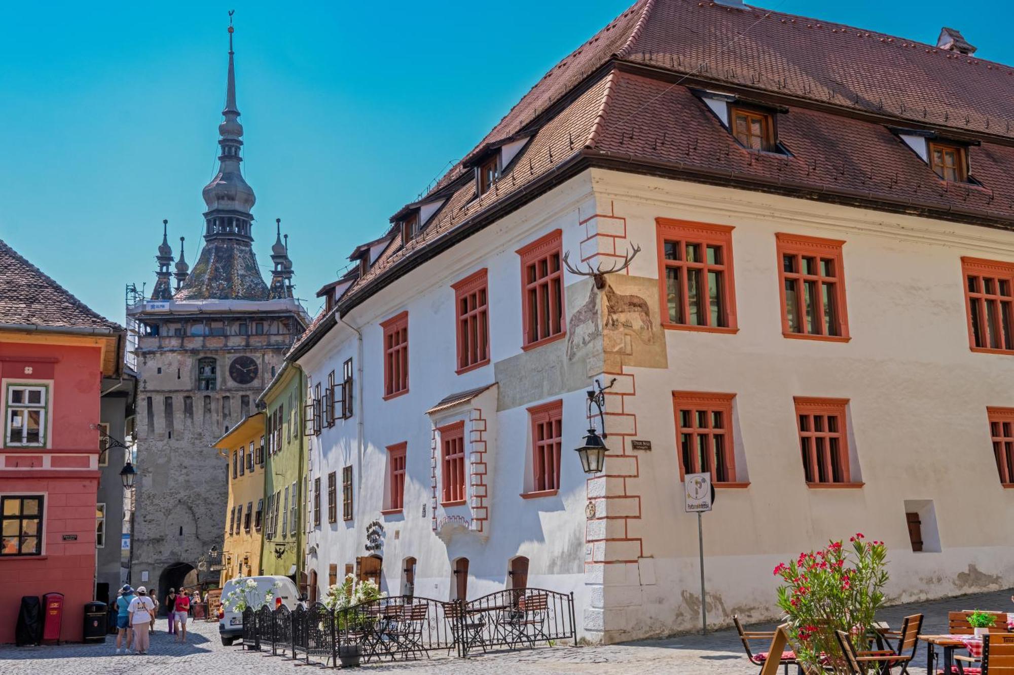 Casa Cu Cerb Hotel Sighişoara Exterior foto