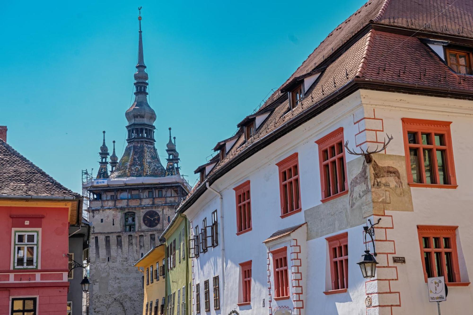 Casa Cu Cerb Hotel Sighişoara Exterior foto