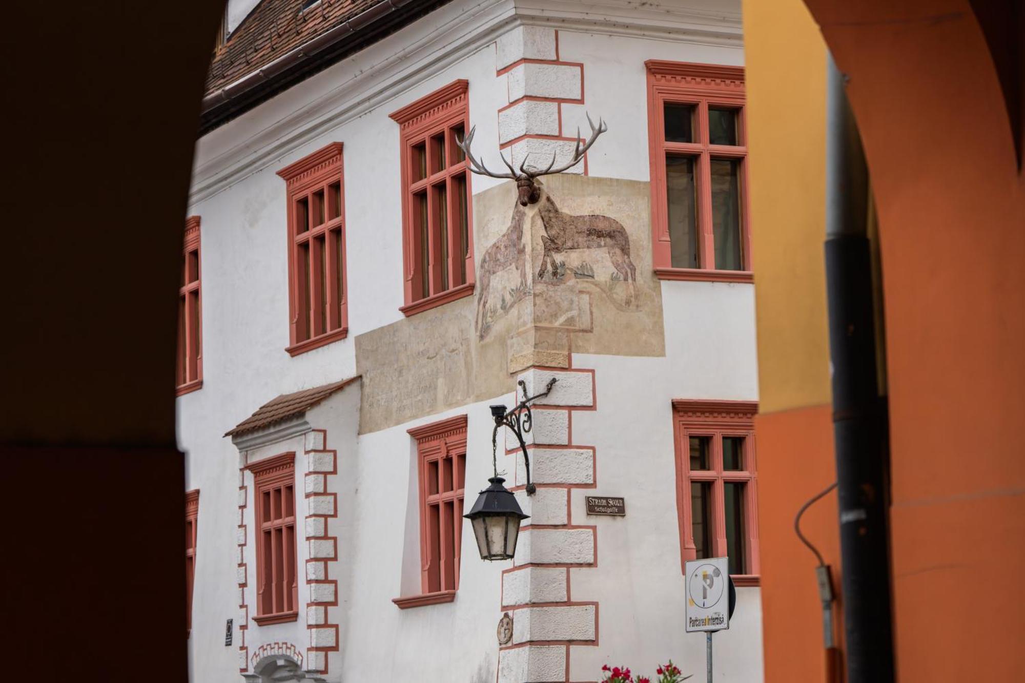 Casa Cu Cerb Hotel Sighişoara Exterior foto
